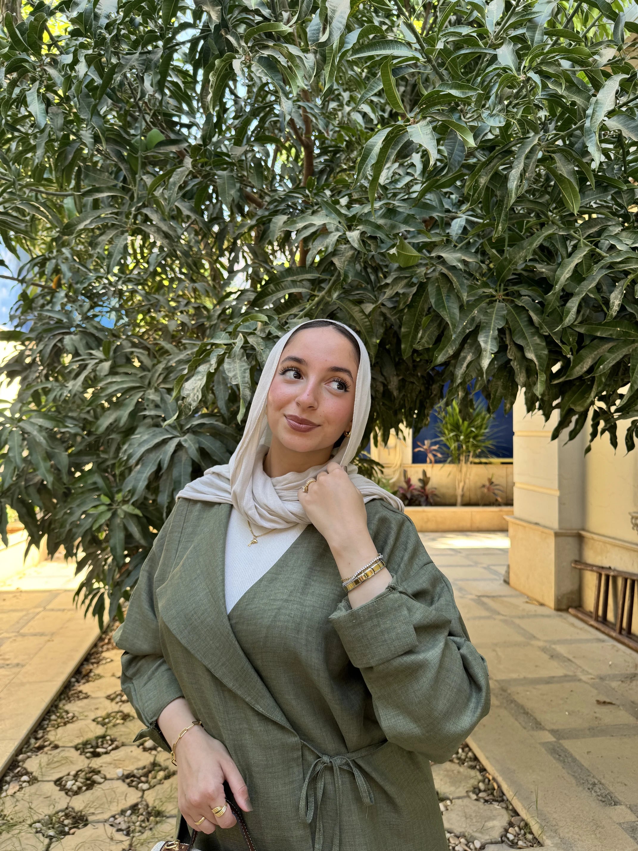 Olive Linen Set
